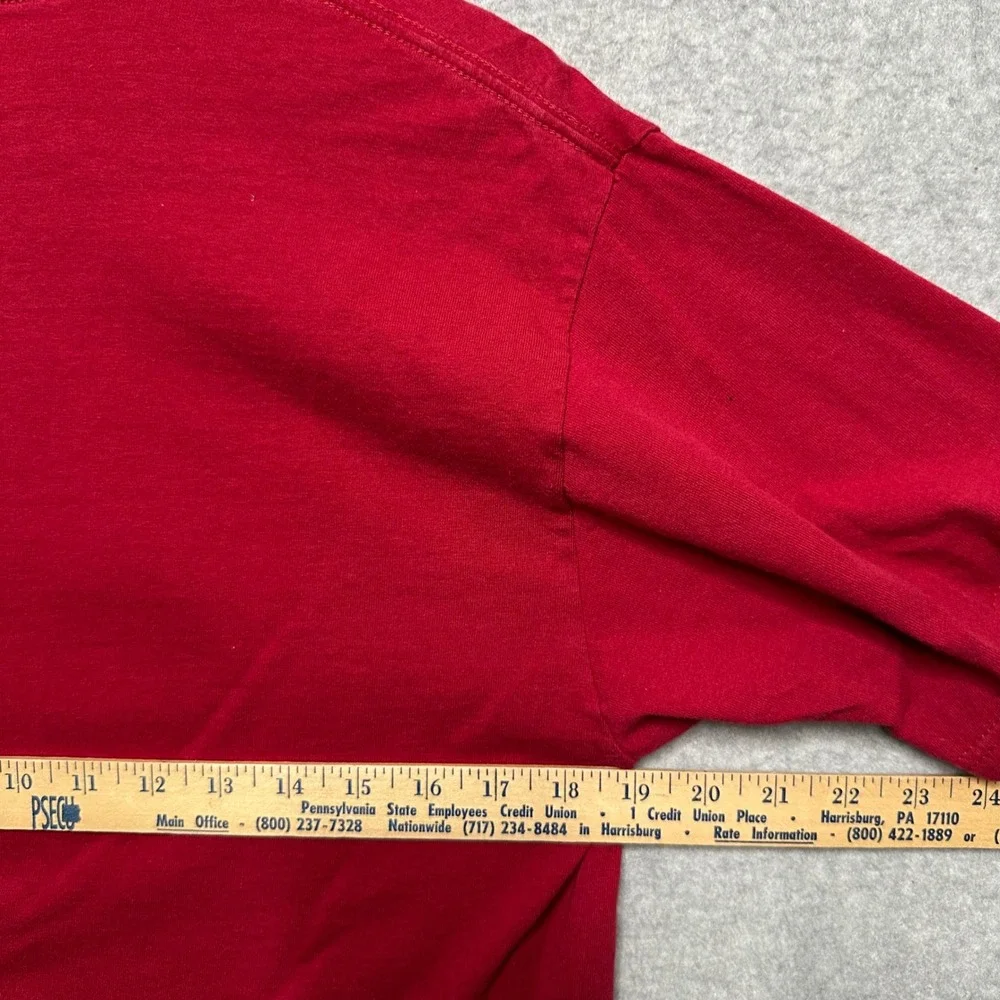 Arkansas Razorbacks Omahogs 2012 College World Series Red Champion Shirt Mens M - Picture 6 of 9
